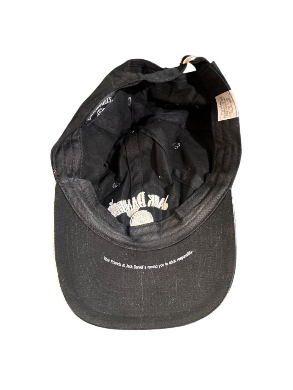 Jack Daniels Old No. 7 Black Adjustable Cotton Cap One Size Fits Most - Picture 7 of 8